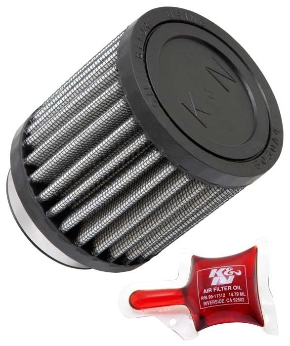 K&N Engineering K&N Universal Rubber Filter Round Straight - 1.75in Flange ID x 3in OD x 3in H RU-2685