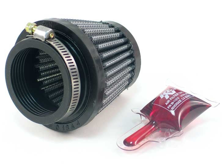 K&N Engineering K&N Filter Universal Rubber Filter 1 3/4 inch Flange 3 inch Base 2 inch Top 2.5 inch Height RU-2690