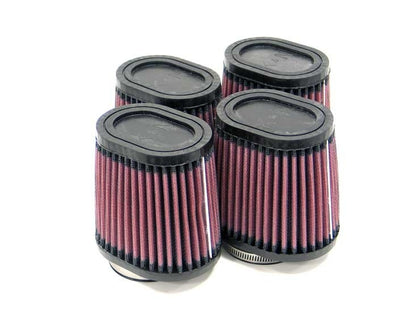 K&N Engineering K&N Universal Clamp On Air Filter - Oval Tapered 2.125in O/S - 4in x 3in B/3in x 2in T/4in H (4/Box) RU-2814
