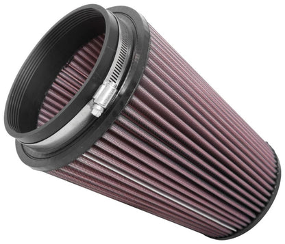 K&N Engineering K&N Universal Clamp-On Air Filter 5in FLG / 6-1/2in B / 4-3/8in T / 8-3/4in H RU-2815