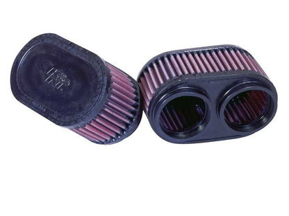 K&N Engineering K&N Filter Universal Filter 2 3/4 inch Dual Flange GSXR Oval (2/Box) RU-2922