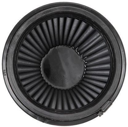K&N Engineering K&N Universal Rubber Filter Round Tapered 6in Flange ID x 7.5in Base OD x 5.25in Top OD x 8in Height RU-3101HBK