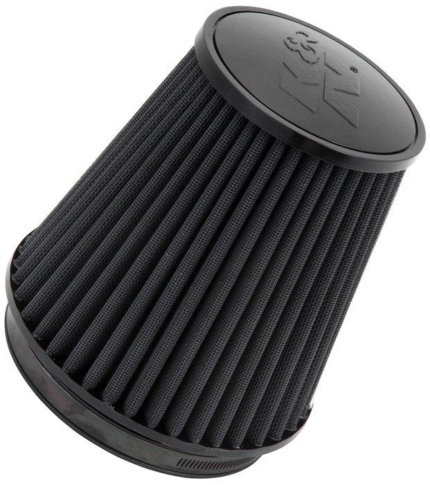 K&N Engineering K&N Universal Rubber Filter Round Tapered 6in Flange ID x 7.5in Base OD x 5.25in Top OD x 8in Height RU-3101HBK