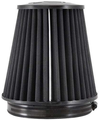 K&N Engineering K&N Universal Rubber Filter Round Tapered 6in Flange ID x 7.5in Base OD x 5.25in Top OD x 8in Height RU-3101HBK