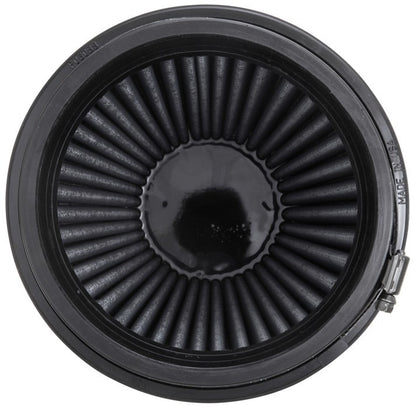 K&N Engineering K&N Universal Rubber Filter Round Tapered 6in Flange ID x 7.5in Base OD x 5.25in Top OD x 6in Height RU-3102HBK
