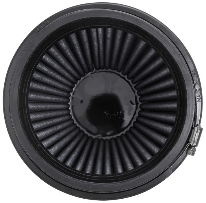 K&N Engineering K&N Universal Rubber Filter Round Tapered 6in Flange ID x 7.5in Base OD x 5.25in Top OD x 6in Height RU-3102HBK