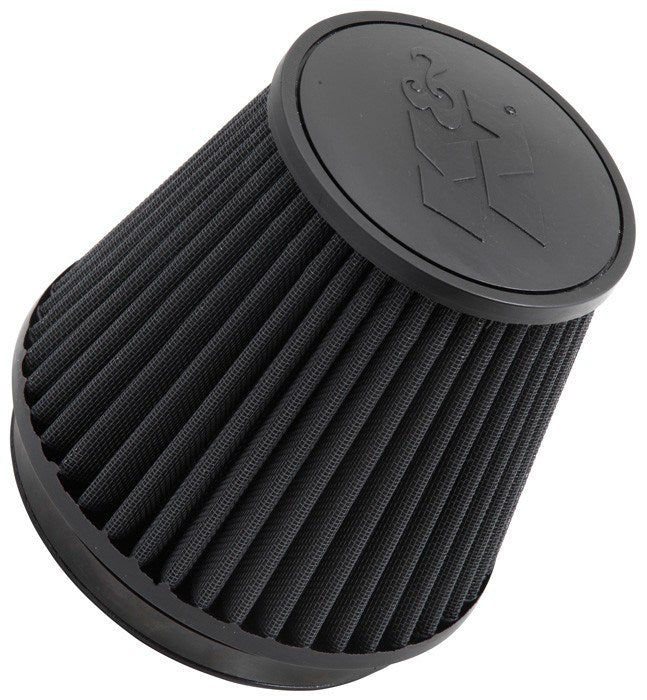 K&N Engineering K&N Universal Rubber Filter Round Tapered 6in Flange ID x 7.5in Base OD x 5.25in Top OD x 6in Height RU-3102HBK