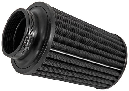 K&N Engineering K&N Universal Round Clamp-On Air Filter 3.5in ID 9.5in Height 6in Base OD 5.25 Top OD RU-3105HBK