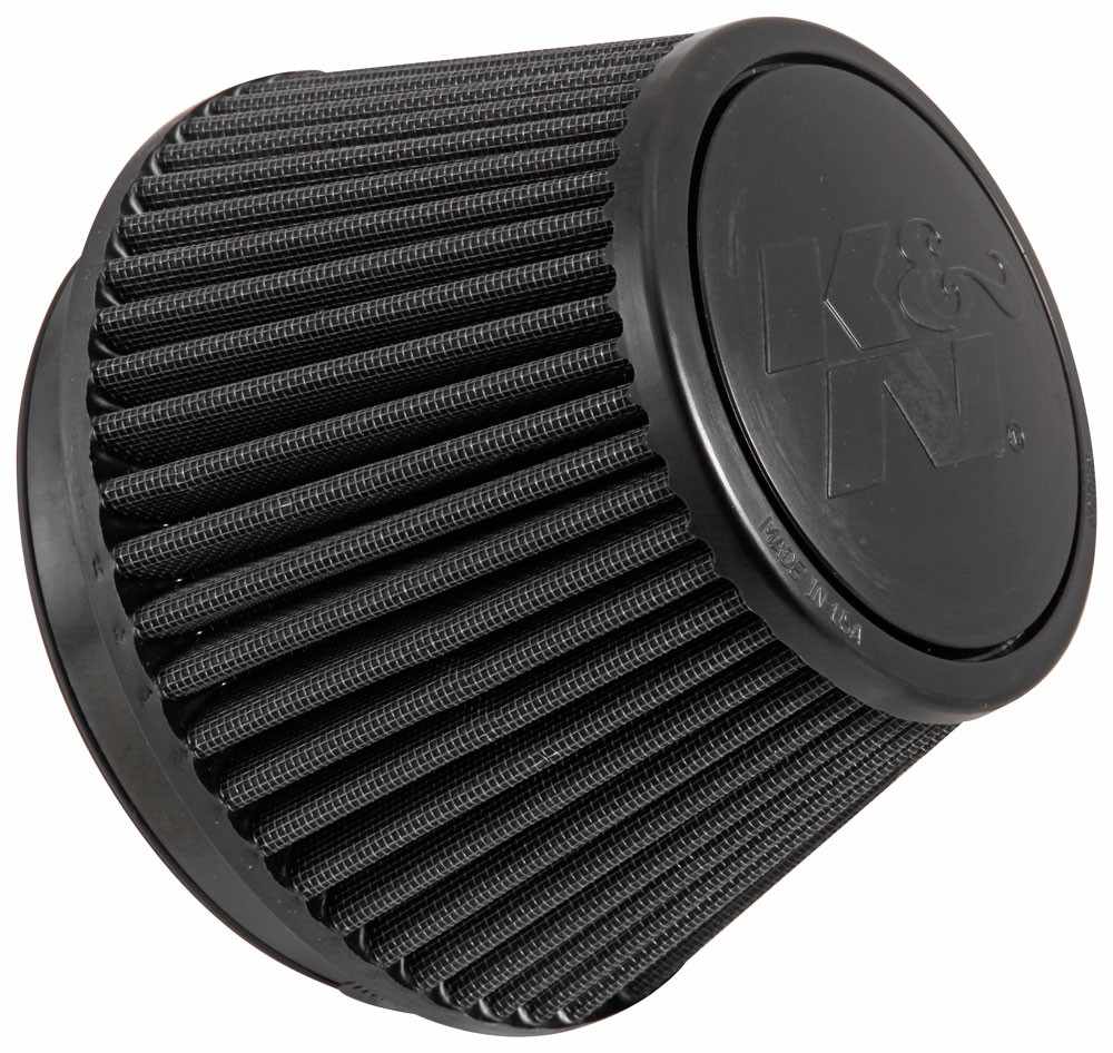 K&N Engineering K&N Universal Rubber Filter Round Tapered 6in Flange ID x 7.5in Base OD x 5.25in Top OD x 6.75in H RU-3106HBK
