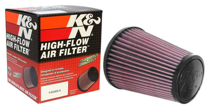 K&N Engineering K&N Universal Tapered Filter 3.125in Flange ID x 5in Base OD x 3.5in Top OD x 6in Height RU-3250