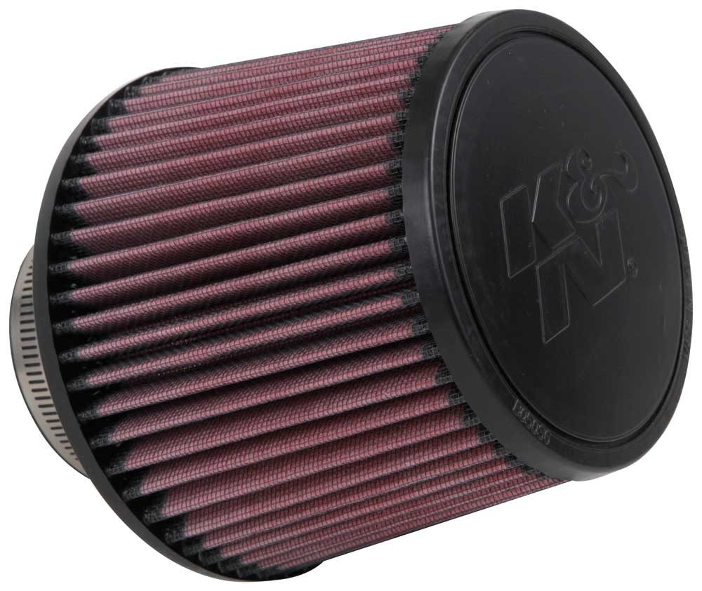 K&N Engineering K&N Filter Universal Rubber Filter 3in Flange ID 6in Base OD 5.125in Top OD 5in Height RU-3570