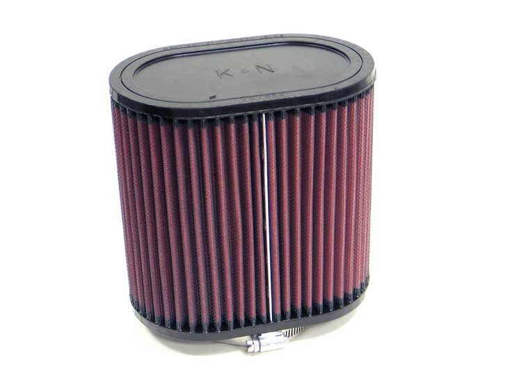 K&N Engineering K&N Universal Rubber Oval Straight Air Filter 3.5in Flange ID x 7in OL x 4.5in OW x 7in H RU-3620
