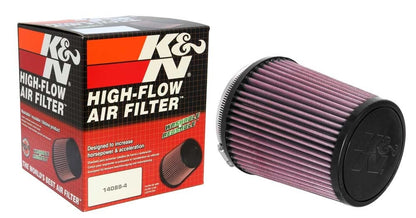 K&N Engineering K&N Universal Air Filter 4in Flange / 5-3/8in Base / 4-1/2in Top / 6in Height RU-4550