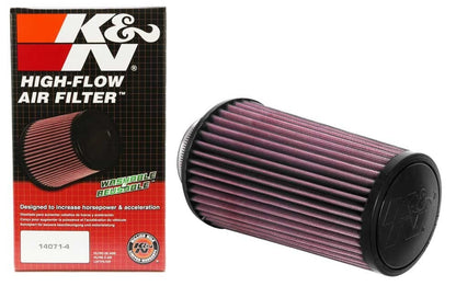 K&N Engineering K&N Universal Round Tapered Filter 3 inch FLG / 5 inch Bottom / 4 inch Top / 7 7/8 inch Height RU-4690