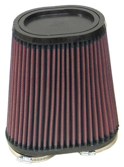 K&N Engineering K&N Universal Rubber Filter Dual Flange Oval Tprd 3.75in Base O/S W x 3.438in Top O/S W x 6.75in H RU-4710