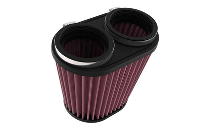 K&N Engineering K&N Universal Clamp-On Air Filter 2-3/8in DUAL FLG 6-1/4in X 3-3/4in B 3-7/16in X 4-7/16in T 5in H RU-4720