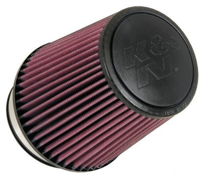 K&N Engineering K&N Univ Rubber Round Tapered Filter 4.375in Flg ID/10 Deg Flg Angle 6in B OD/4.625in T OD/6.5in H RU-5061