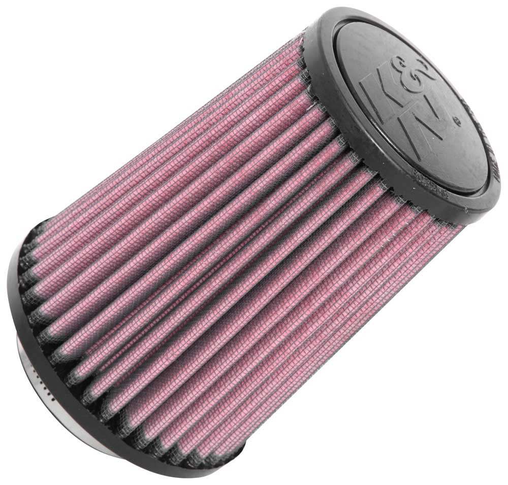 K&N Engineering K&N Universal Rubber Filter 2-1/2in Flg / 4-1/2in OD B / 3-1/2in OD T / 6in H - Black Top RU-5062XD