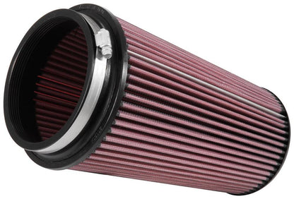 K&N Engineering K&N Filter Universal Clamp-On Filter-Tapered Conical 5in Flange ID x 6.5in Base OD x 5.094in Top OD RU-5065XD