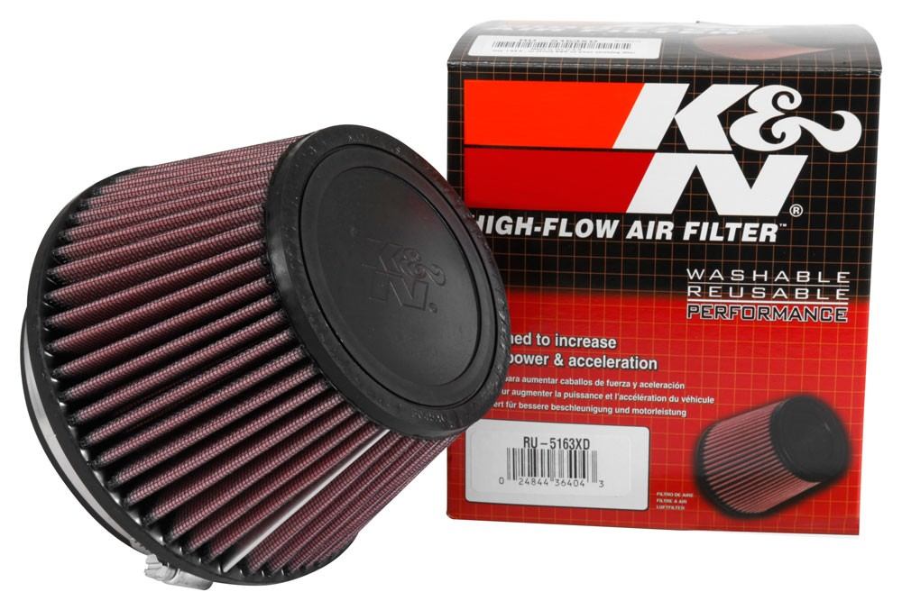 K&N Engineering K&N Filter Universal X Stream Clamp-On 5in Flange 6.5in Base 4 1/2in Top 4 1/8in Height RU-5163XD