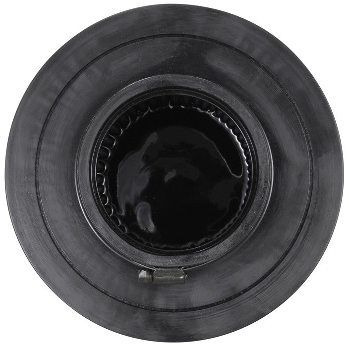 K&N Engineering K&N Universal Rubber Filter-Round Tapered 4in Flange ID x 8in Base OD x 6.625in Top OD x 8in H RU-5171HBK