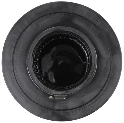 K&N Engineering K&N Universal Rubber Filter-Round Tapered 4in Flange ID x 8in Base OD x 6.625in Top OD x 8in H RU-5171HBK