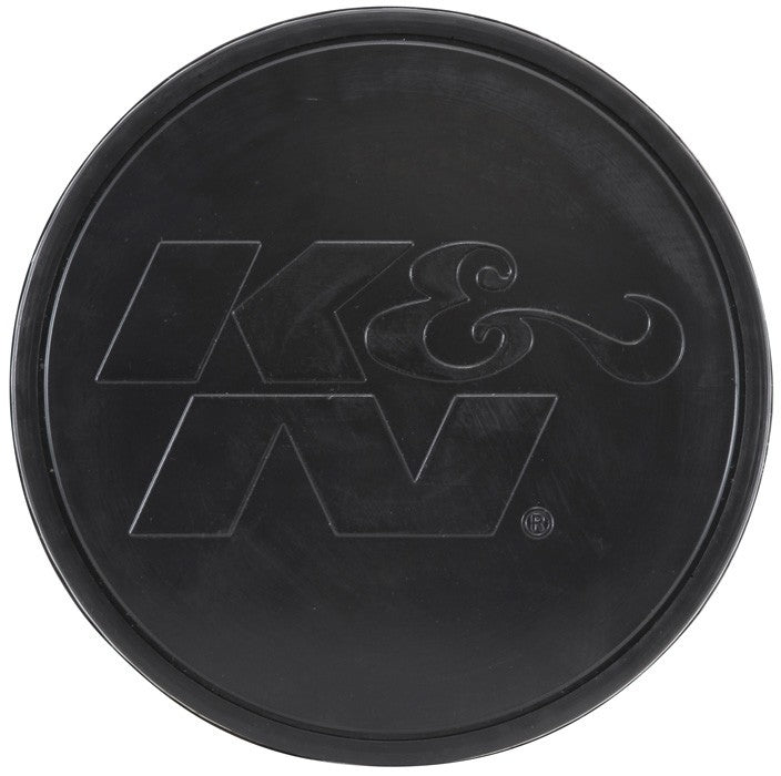 K&N Engineering K&N Universal Rubber Filter-Round Tapered 4in Flange ID x 8in Base OD x 6.625in Top OD x 8in H RU-5171HBK