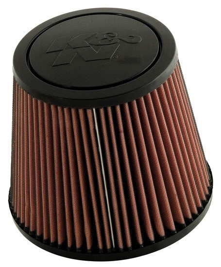 K&N Engineering K&N Universal Rubber Filter-Round Tprd 4.875in Flange ID x 9in Base OD x 6.625in Top OD x 7.938in H RU-5172