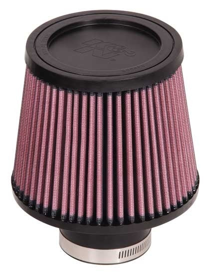 K&N Engineering K&N Universal Rubber Filter-Round Tapered 2.5in Flange ID x 6in Base OD x 5in Top OD x 5in Height RU-5174