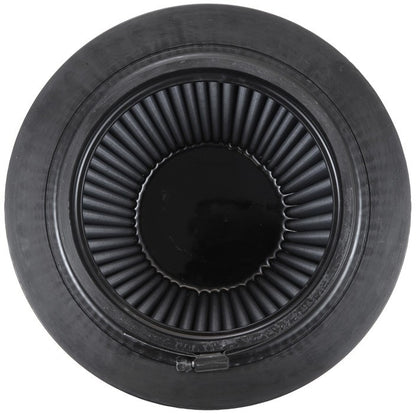 K&N Engineering K&N Universal Rubber Filter-Round Tapered 6in Flange ID x 9in Base OD x 6.625in Top OD x 7.5in H RU-5177HBK