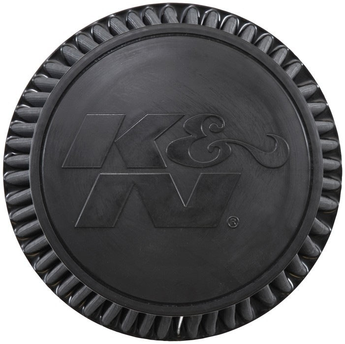 K&N Engineering K&N Universal Rubber Filter-Round Tapered 6in Flange ID x 9in Base OD x 6.625in Top OD x 7.5in H RU-5177HBK