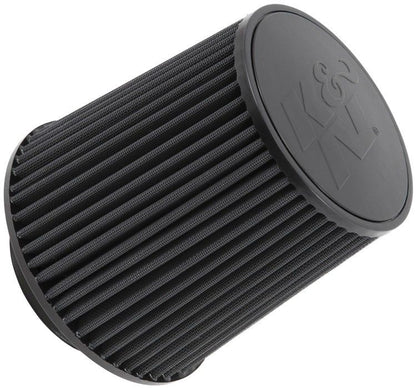 K&N Engineering K&N Universal Rubber Filter-Round Tapered 4.5in Flange ID x 8in Base OD x 6.625in Top OD x 8in H RU-5283HBK