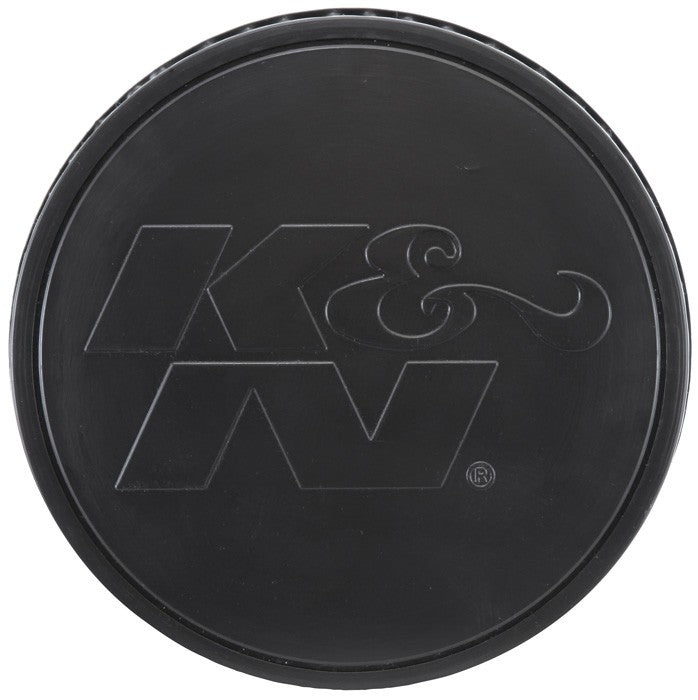 K&N Engineering K&N Universal Rubber Filter-Round Tapered 4.5in Flange ID x 8in Base OD x 6.625in Top OD x 8in H RU-5283HBK