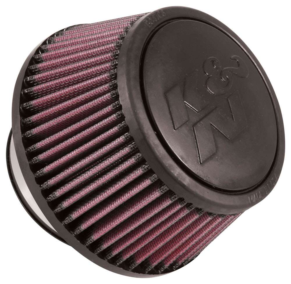 K&N Engineering K&N Universal Round Clamp-On Air Filter 3in Flange ID x 6in Base OD x 4.625in Top OD x 3in Height RU-5288