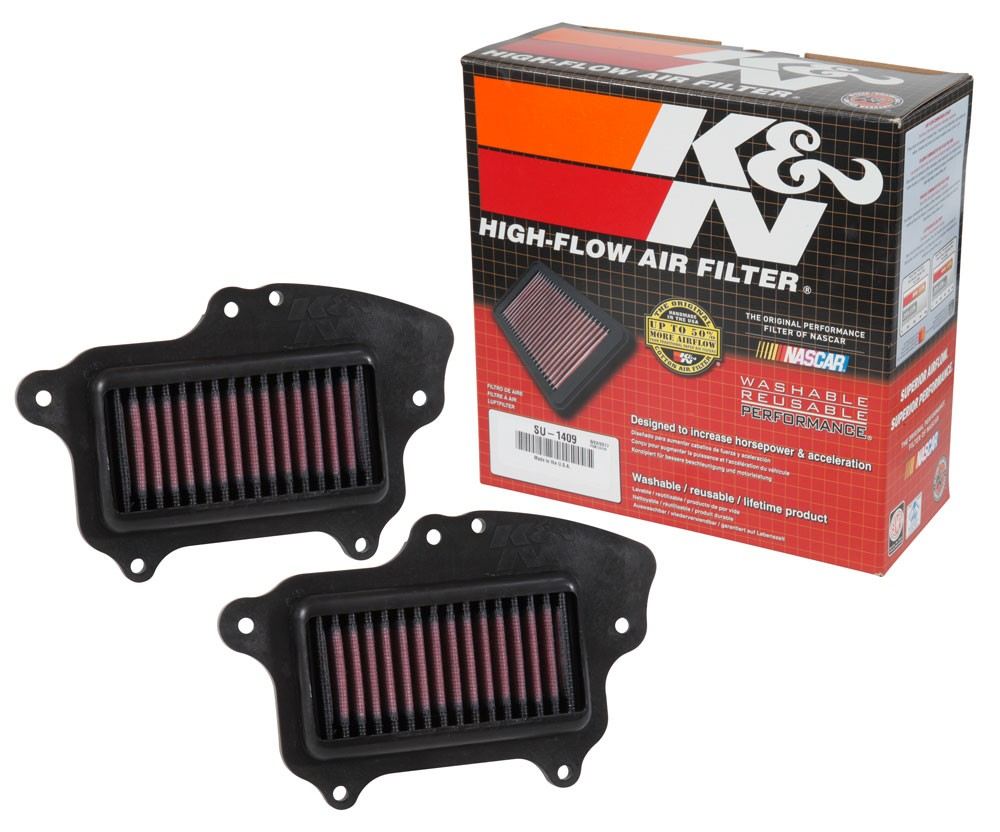 K&N Engineering K&N 16-17 Suzuki Boulevard M90 1462CC Replacement Drop In Air Filter (Set of 2) SU-1409