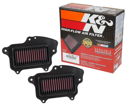 K&N Engineering K&N 16-17 Suzuki Boulevard M90 1462CC Replacement Drop In Air Filter (Set of 2) SU-1409