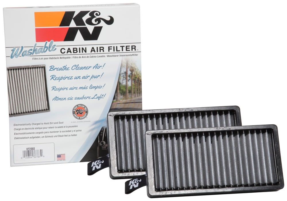 K&N Engineering K&N BMW X1 L4-2.0L F/I Cabin Air Filter (2 Per Box) VF2060