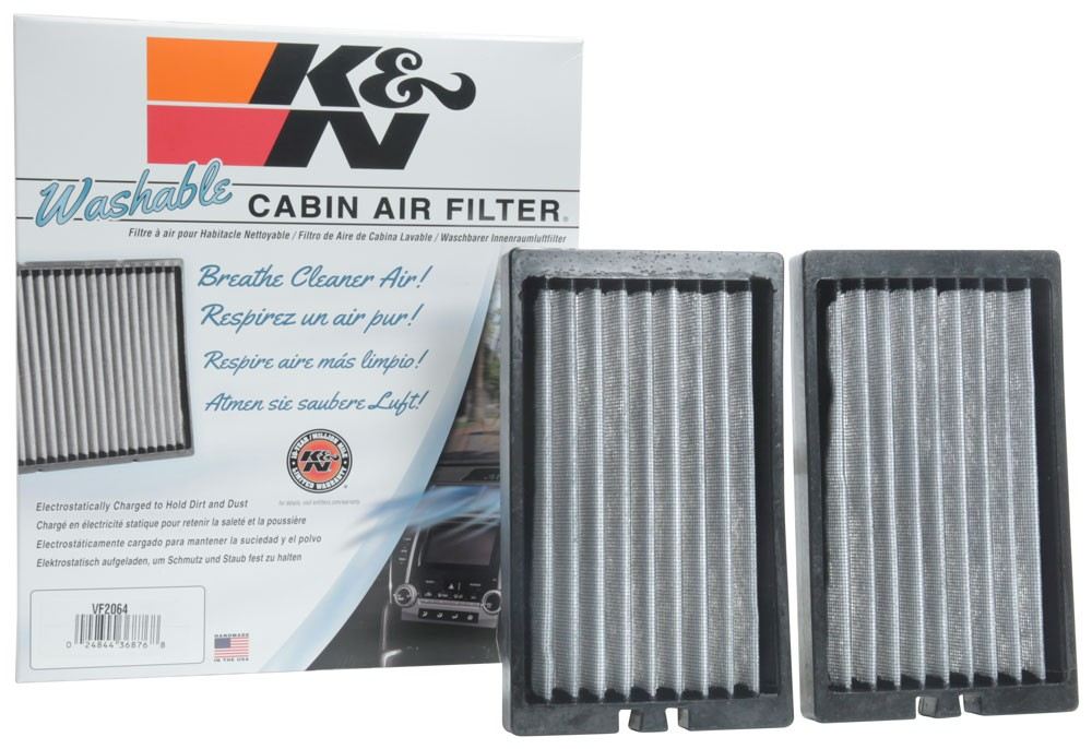K&N Engineering K&N 2018 Jeep Wrangler JL 2.0L/3.6L Cabin Air Filter - 2 Per Box VF2064