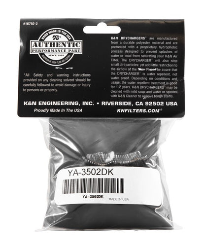 K&N Engineering K&N Yamaha Drycharger Air Filter Wrap YA-3502DK