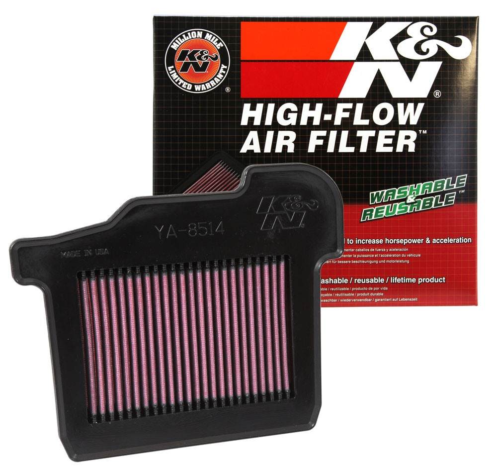 K&N Engineering K&N Replacement Unique Panel Air Filter for 2014 Yamaha FZ-09/MT09 847 YA-8514