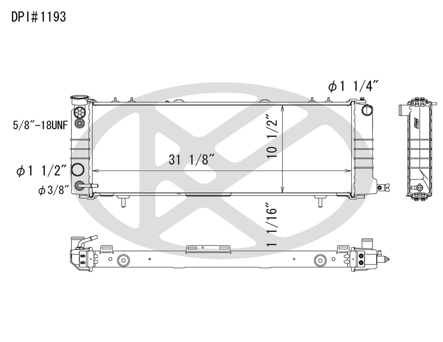 Koyorad Radiator A1193