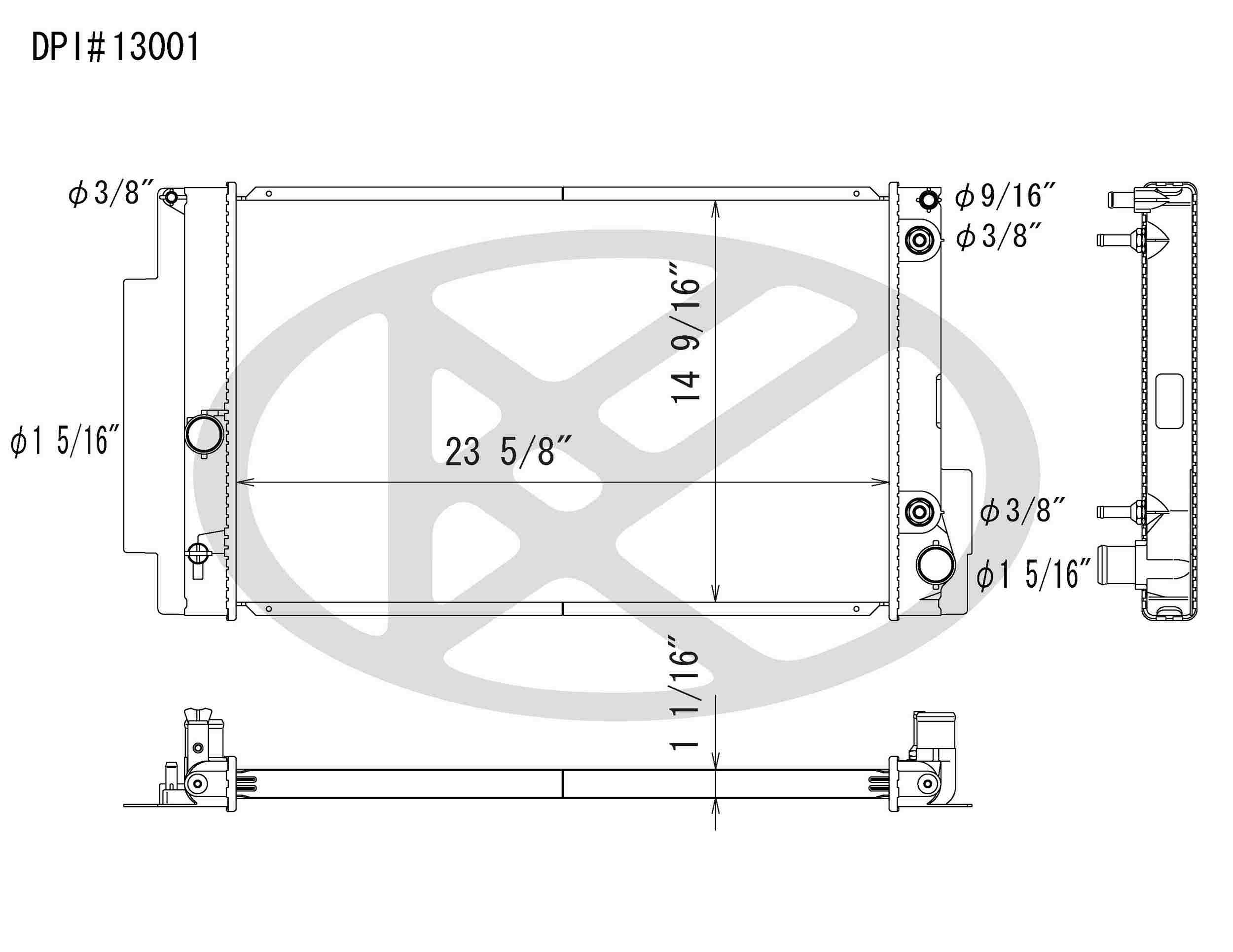 Koyorad OEM Replacement Radiator Scion xB 2.4L I4 AT 08-12