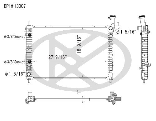 Koyorad Radiator A13007