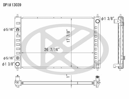 Koyorad OEM Replacement Radiator Nissan Murano 3.5L V6 AT 09-11