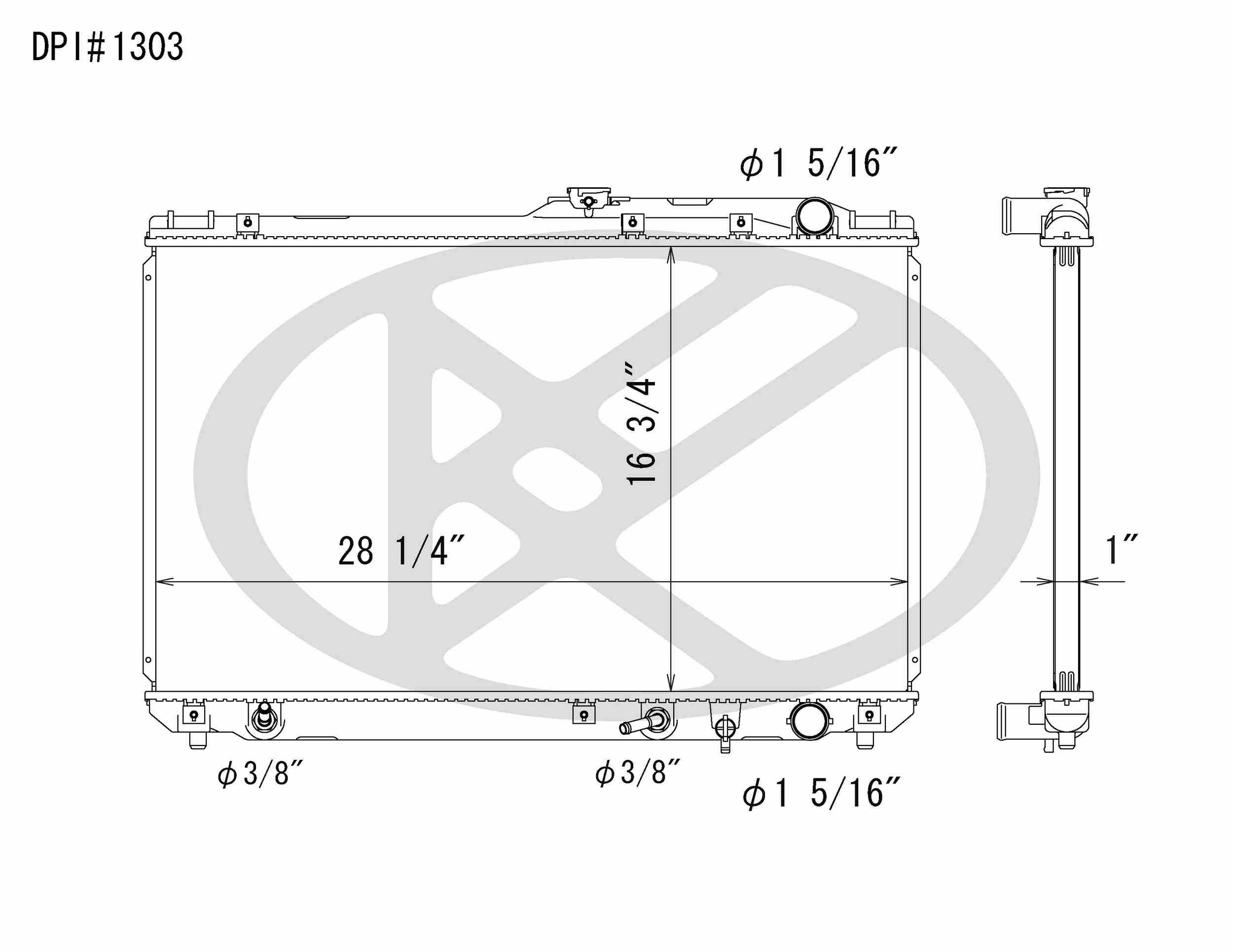 Koyorad OEM Replacement Radiator Lexus ES300 3.0L V6 AT 92-93