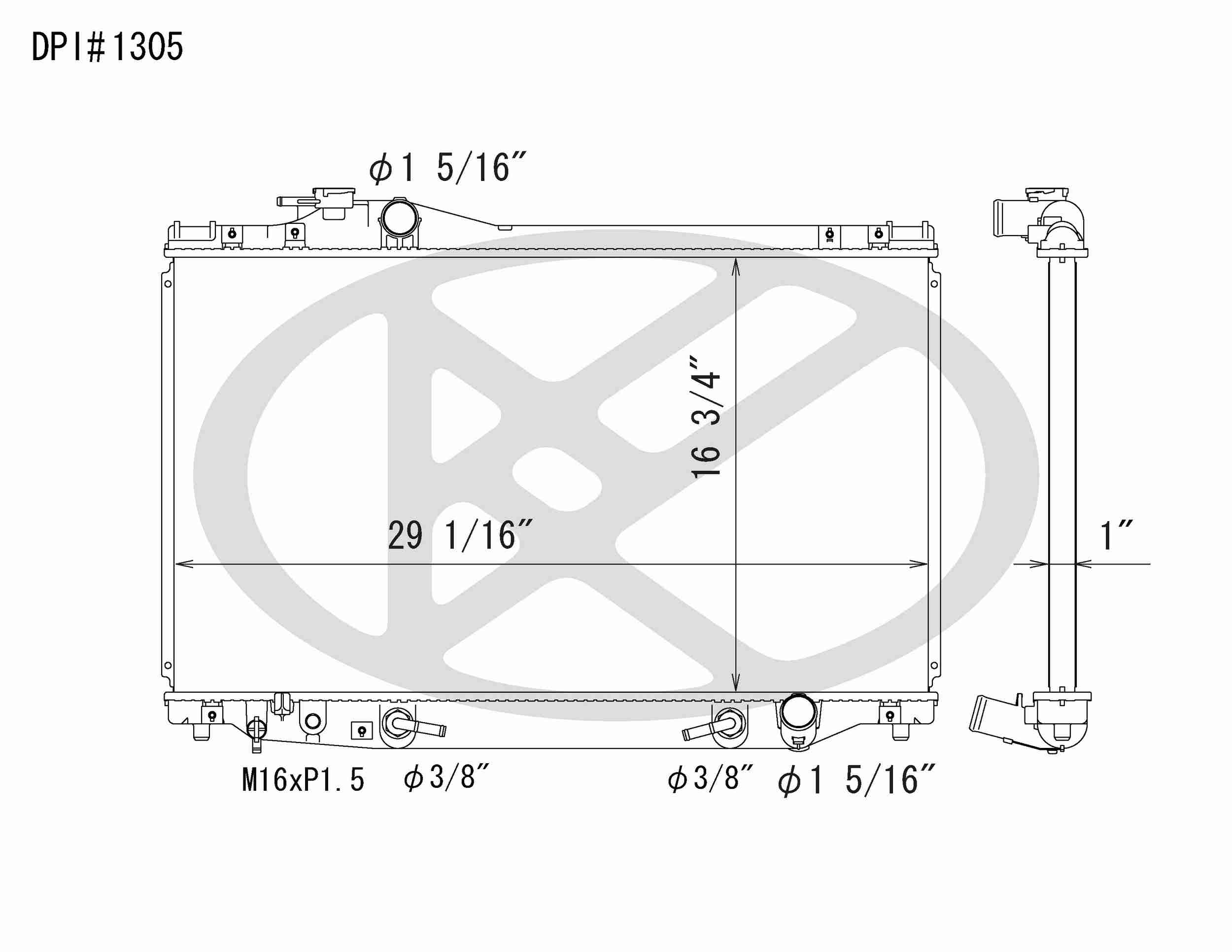 Koyorad OEM Replacement Radiator Lexus SC300 3.0L I6 AT 92-96