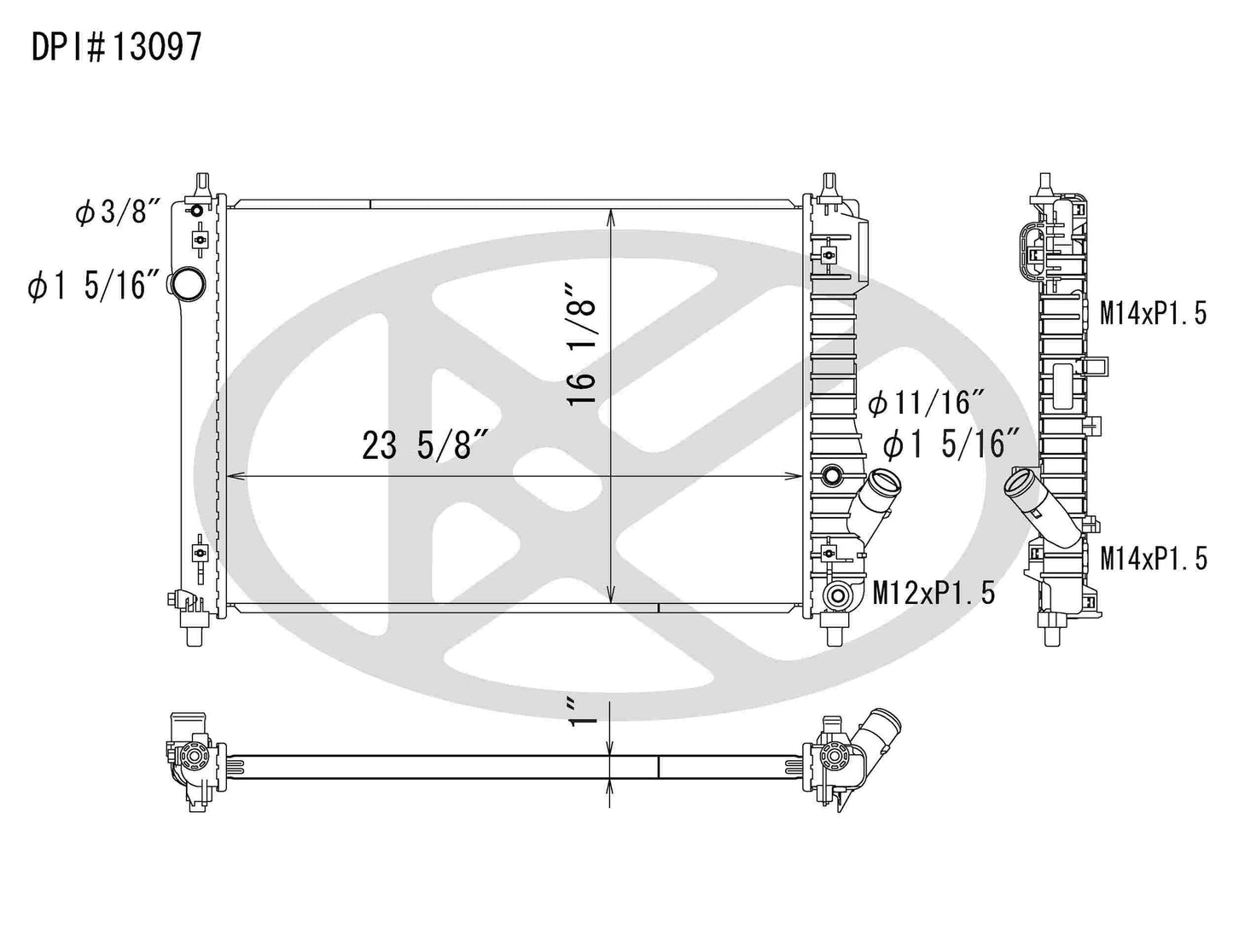 Koyorad Radiator A13097