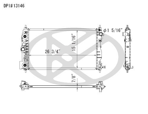 Koyorad Radiator A13146