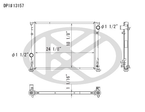 Koyorad Radiator A13157