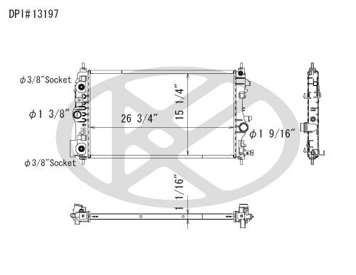 Koyorad Radiator A13197